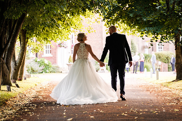 Bride and Groom Chilston park
